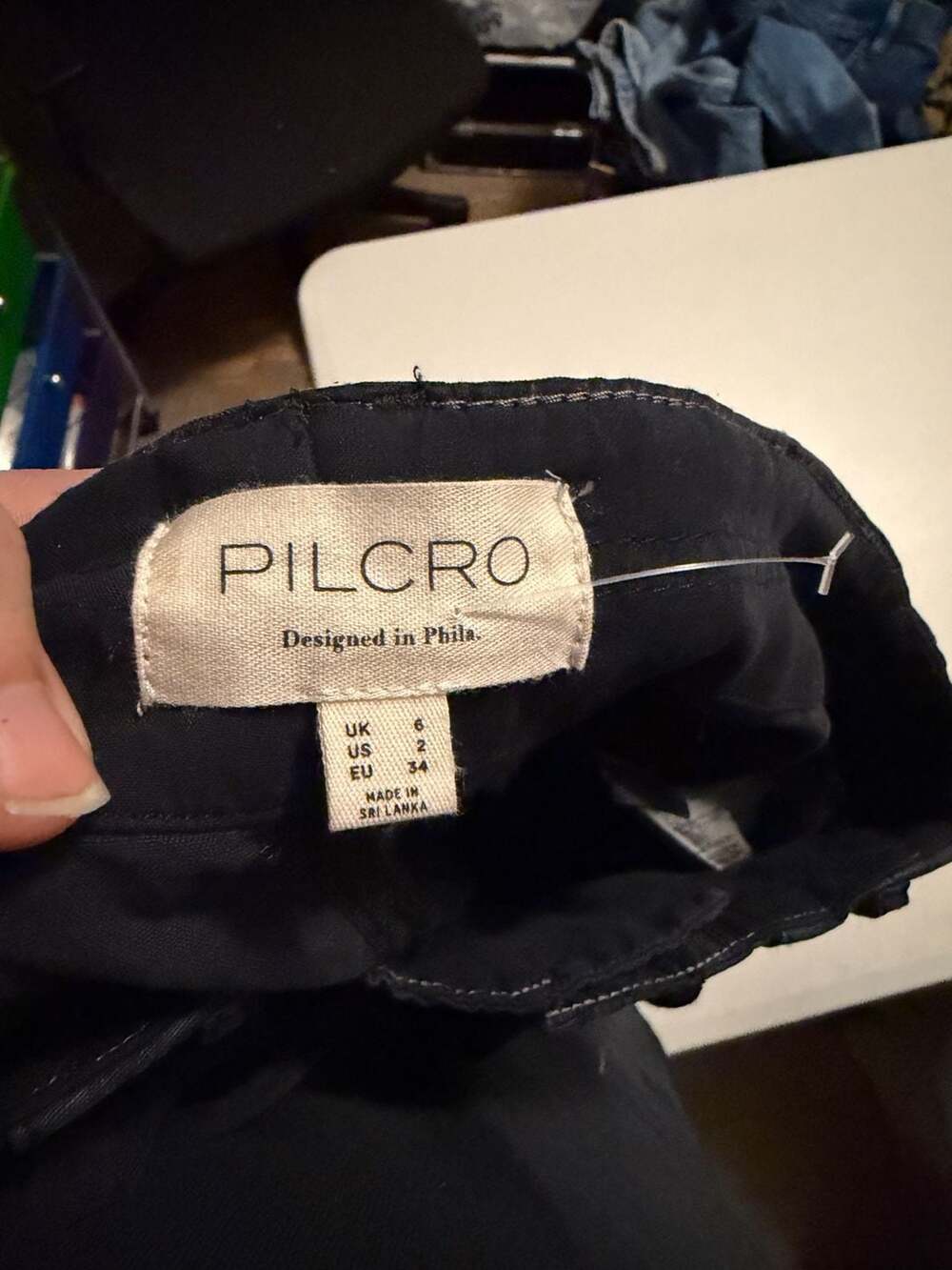 Pilcro Anthropologie Lyocell Linen Wide-Leg Cargo Pants Size 2 - Picture 7 of 11
